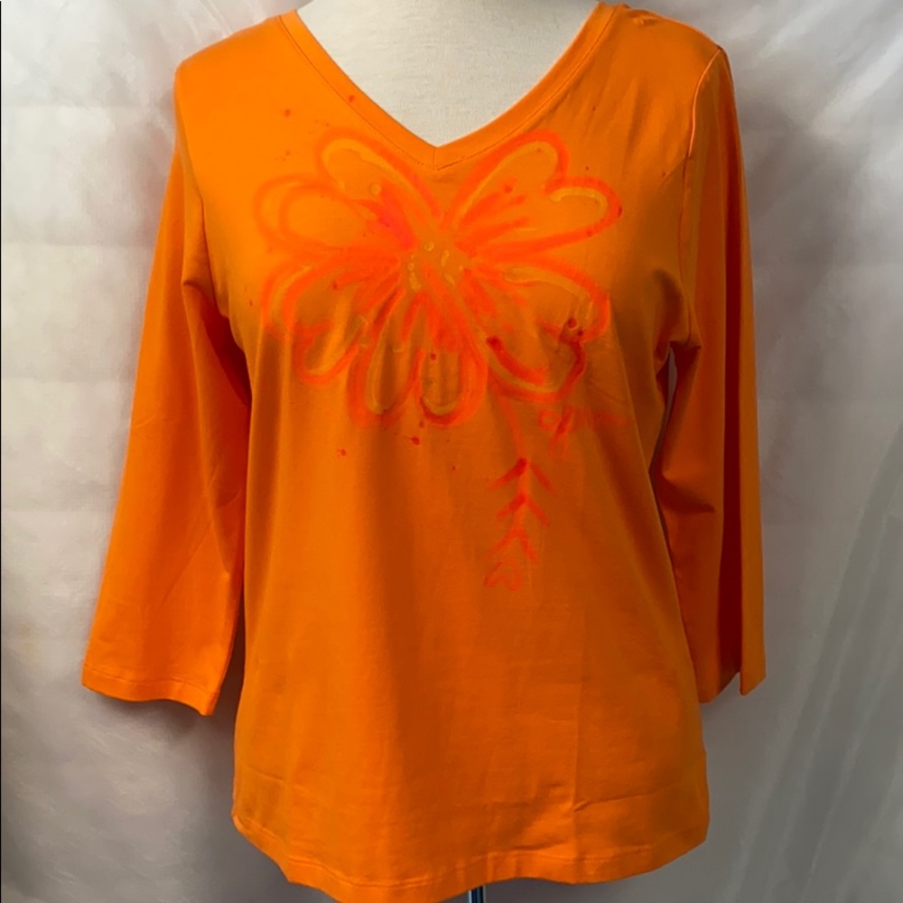 SOLD-Med T-shirt Orange